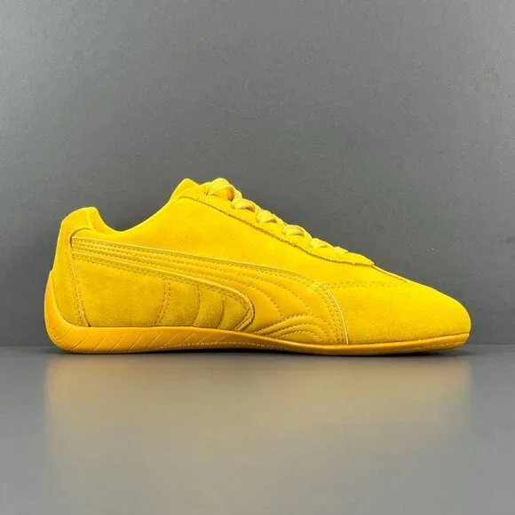 PUMA Scuderia Ferrari Suede Sneakers Yellow Men - Picture 2 of 12